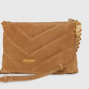 Rebecca Minkoff Edie Crossbody With Chain purse- CAMEL